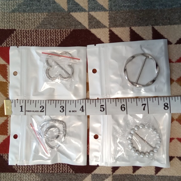 4 Pack Scarf Rings - Picture 4 of 5